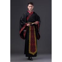 Vyriški Hanbok Tradiciniai scenos pasirodymų kostiumai Kinijos Tang dinastijos pasirodymų Cosplay kostiumai XL black