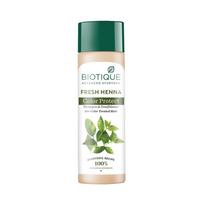 Biotique Henna Color Protect Shampoo & Conditioner 190ml For Color-Treated Hair Natural Shine & Nourishment Foam Formula blue