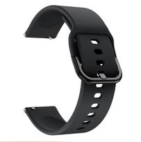 Silikoninis laikrodžio dirželis Amazfit GTR mini/GTR 4 3 Pro 2/Amazfit GTS 4 3 2 2e Apyrankė Išmaniosios apyrankės 20mm 22mm Laikrodžio dirželis 22mm width juoda