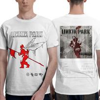 L-Linkin P-Park   Vyriški marškinėliai Grupė Crazy Marškinėliai Trumpomis Rankovėmis Apvalia Kaklo Iškirpte 100% Medvilnė Dydžių Daug L gray