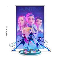 K-Pop: Demonų medžiotoja Anime veikėjas Stovi Anime dekoracija Medžiotoja Kpop rinkinys Veikėjas Po kortelė Akrilas Stovas ant stalo