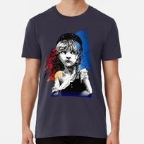 Les Mis S to 5XL Made in the USA T-Shirt L beige