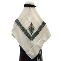 Kvėpuojantis arabiškas šemago šalis Tradicinis žakardo rašto keffiyeh galvos apdangalas vyrams Hijabo galvos apdangalas kasdieniam dėvėjimui balta
