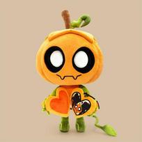 1pc Gourdy Plush Toys Goob Pebble Halloween Anime Pumpkin Heart grey wolf Plush Game Soft Stuffed Doll Toy Decoration Kids Gift 6 cm orange