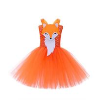 Vaikų Cosplay Gyvūno Lapės Suknelė Cosplay Princesės Suknelė Helovino Gyvūno Kostiumas Mergaičių Persirengimo Helovino Kostiumas Vaikams 90 red