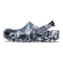 Crocs Classic Clog EVA Mados Komfortas Paplūdimio Šlepetės Marmuro Raštas Lauko Kvėpuojančios Šlepetės Unisex Juodos Baltos 206867-103 41-42 gray