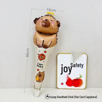 Cartoon Capybara Balloon for Children's Birthday Decoration beige