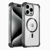 Shockproof Armor Transparent Case For iPhone 17 16 15 14 13 12 Pro Max Plus 15Pro IPhone15 for Magsafe Mag Safe Charge Cover For iPhone17 Pro Max juoda