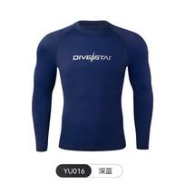UV Protection Long Sleeve Rash Guard Set Snorkeling Diving Surfing Swimming Quick Dry Wetsuit Top Bottom XXL blue