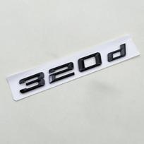 3D ABS Chrome Black Logo 320d 330d Emblem Letter Sticker Car Rear Trunk Badge for BMW E46 E92 E90 E91 F30 GT F34 F31 Accessories