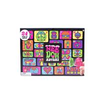 24-Day Advent Calendar Miniature Stress Ball Toys, Tactile Toys To Relieve Stress, Sensory Surprise Box To Relieve Anxiety, Holi black