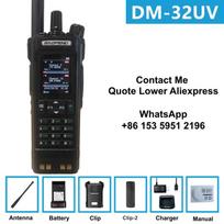 DMR GPS 10W DM-32UV BAOFENG DM32 Walkie Talkie Multi Band TDMR Dual Time Slot Wireless Copy Frequency Type-C AM/FM Two Way Radio US