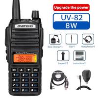 Baofeng UV-82 Walkie-Talkie 5W/8W FM Dual Standby Long Battery Life Outdoor Self-Driving Civil Hand-Held Walkie-Talkie EURO