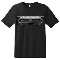 Mercury Cougar Car Design Tshirt L gray