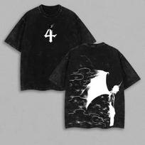 Ulquiorra Cifer BLEACH Clothing Men Short Sleeve Manga T-shirts Vintage Washed T shirt Casual Cotton Tee Harajuku Women T shirt 120 white