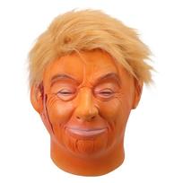 Donaldas Trumpas Realistiška įžymybės kaukė Donaldas Trumpas Helovino Cosplay kaukė Trumpo pilno veido kaukė šventės kostiumų vakarėliui beige
