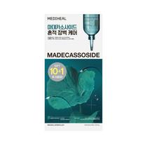 MEDIHEAL Madecassoside Essential kaukė-lakštas dėmių atstatymui 10 vnt. rinkinys (+1 vnt.) (OY – išskirtinis) blue