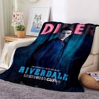 Drama The Riverdale minkštas pledas Pledas minkštas su animacinių filmų spaudiniu lovatiesė Lovatiesė sofai dovana 75x90cm