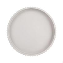 Medinis padėklas medinė lėkštė 28cm Vonios dekoras Apvalus lėkštė dekoratyvinis skirtas gray