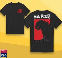 Shin Godzilla prakeiktas dvipusis unisex marškinėlis Unisex marškinėlis M red