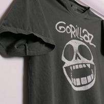 Gorillaz Band Logo Black Cotton Shirt All size S-5XL CL871 XXXL gray