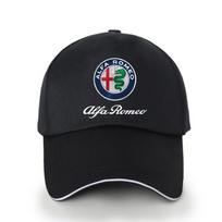 Unisex kepuraitė, laisvalaikio vienspalvė beisbolo kepuraitė, reguliuojama Snapback kepurė, skirta Alfa Romeo Giulia Stelvio Giulietta 159 147 156 Aksesuaras IW7 black