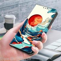 Leather Etui Phone Case For iPhone 13 12 Mini 11 Pro 12Pro 13Pro Max Coque Flip Cover Magnetic Wallet Painted Flower Deer Funda Pc + tpu&iPhone 11 Pro