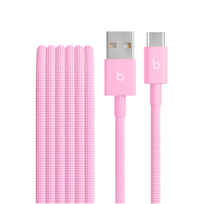 Beats USB-A to USB-C Woven Cable (1.5m) - Power Pink