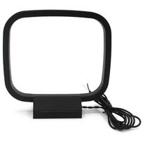 New-1PC HiFi AM FM Loop Antenna For Audio Receiver System 2-Wire