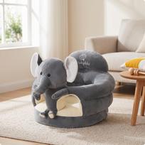 Kūdikio sėdynė Minkšta pagalvota kėdutė Atlošas su paminkštinimu Atrama grindims Sponge Base Dark Gray white