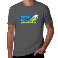 Tonton Zola Moukoko Logo Tshirt Active Wear Sports Tshirt For Unisex 2XL brown