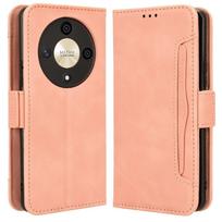 Flip Case for Honor Magic 6 Lite 5G, Card Slot, Pink