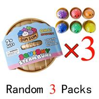 6 vnt. Mini koldūnai su garintuvu Spaudžiami žaislai Rinkinys Minkšti Streso mažinimo Krištoliniai Tampomi Fidget Sensoriniai žaislai Vakarėlio dovanėlės Dovana