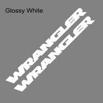 Automobilio variklio dangčio uždangalas Variklio lipdukai Jeep Wrangler JK JL TJ YJ Unlimited Sahara Automatinio tiuningo priedai Vinilinės variklio dangčio dekoracijos Lipdukai white