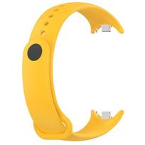 Silikono riešo dirželis, skirtas Xiaomi Mi Band 9/8 NFC Smart Bracelet apyrankei geltona
