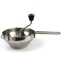Stainless Steel Hand Mixer & Masher for Fruits, Vegetables, Baby Food, and Jam gray