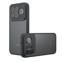 Permatomas matinis telefono dėklas, skirtas Xiaomi Poco F8 Ultra, atsparus smūgiams, matinis galinis dangtelis, skirtas Poco F8 Pro, dėklas, skirtas Poco F8 Ultra For Poco F8 Pro juoda