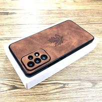 Retro odinis dėklas Samsung Galaxy A53 A52 A52S A55 A54 A15 A14 A35 5G S25 S24 S23 S22 S21 Ultra Plus FE Note 20 S24FE For Samsung S25 Plus brown
