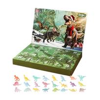 Dinosaur Advent Calendar 2025 Christmas Countdown Calendar 24 Days Kids Toy with Ornaments for Home Party Decor Xmas Gifts other beige