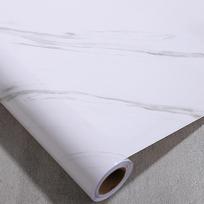 Pasidaryk pats marmurinė dekoratyvinė plėvelė Vonios kambariui Lipni sienų tapyba Baldų atnaujinimui Virtuvės stalviršiui Vandeniui atspari sienų danga 1m x 40cm gray