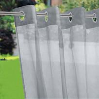 Nordic Outdoor Sheer Curtain Gazebo Window Shade Front Porch Pergola Patio Waterproof Screening Voile Sheer Drapes Home Decor M 132x213cm white