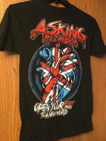 Asking Alexandria Band Open Your Heart Shirt Unisex Concert S5XL TR517 Unisex T-Shirt XXXL gray