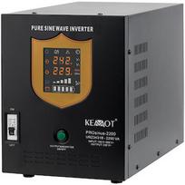 Kemot PROsinus-2200 uninterruptible power supply inverter with pure sine wave and charging function 12V 230V 2200VA/1600W - black URZ3431B