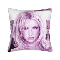 Singer Britney Spears Pillow Cover Merchandise Soft Cushion Cover Gift  Throw Pillow Case Cover Living Room MultiSize 30cmx30cm(12x12Inch) white