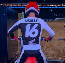 2026 Trendy Motocross Replica #16 VIALLE Honda I22 Racing Team Reprint Jersey Loose Breathable 3D Printed Quick Dry long sleeve Top 150 blue
