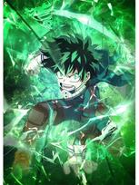 Japan Manga My Hero Academia Deku Plakato drobės paveikslas BNHA Midoriya Izuku sienos paveikslas gyvenamojo kambario namų dekoravimui 30x40cm No Frame