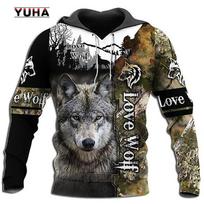Naujas vilko tatuiruotės Vegvisir juodai baltas 3D su visur atspaudu vyriškas džemperis su gobtuvu ir sportinis megztinis, unisex, kasdienis, rudens sportinis kostiumas 4XL gray