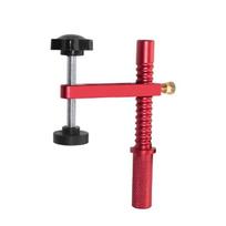Upgrades Woodworking Table Clamps Aluminum benches Dog Hold Down set Simple Installation for Enhances Work Precisions 20mm red