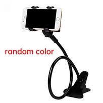 NEW Lazy Desktop Bedside Clip Phone Bracket Flexible Long Arm Mobile Phone Holder Stand Mount For Smartphone 4 Color 1pc black