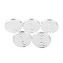 Tuščia magnetinė kosmetikos paletės laikiklio dėžutė su veidrodėliu, apvalus tinklelis 60 mm plokštelė, skaistalai, lūpų dažai, pudra, pasidaryk pats makiažo dėžutė aluminum disc white